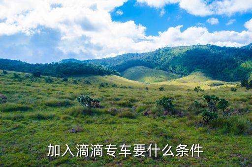 滴滴專車司機需要什么條件，跑滴滴專車有什么要求
