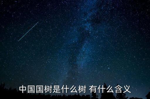中國質造是什么，中國國樹是什么樹 有什么含義