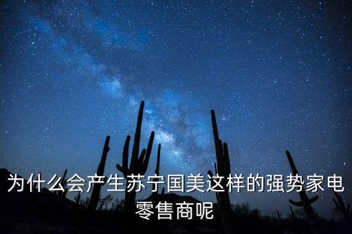 蘇寧為什么銷售額2000多億，為什么會(huì)產(chǎn)生蘇寧國美這樣的強(qiáng)勢(shì)家電零售商呢