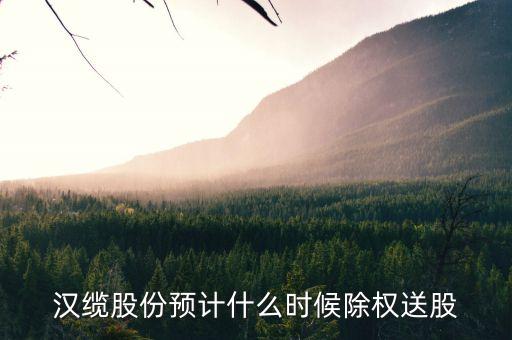 漢纜股份什么時(shí)候除權(quán)，除權(quán)日期是什么時(shí)候