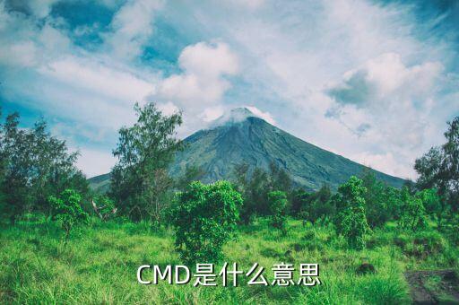 cmd是什么單位，cmd是什么