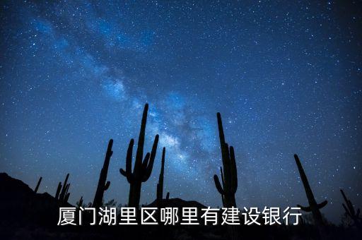廈門湖里馬龍建行是什么銀行，廈門馬龍建設銀行叫什么支行