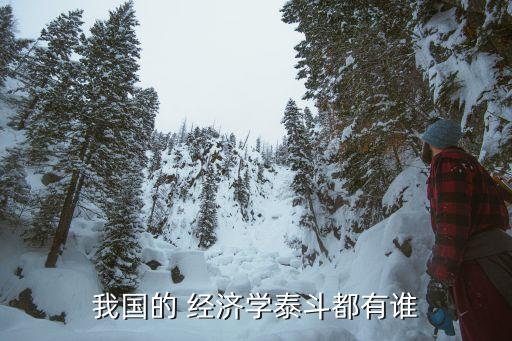 我國的 經濟學泰斗都有誰