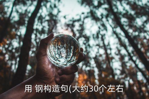 用 鋼構造句(大約30個左右