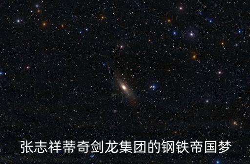  張志祥蒂奇劍龍集團(tuán)的鋼鐵帝國夢(mèng)