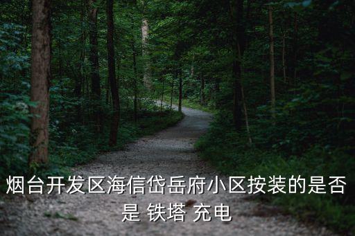 煙臺(tái)開(kāi)發(fā)區(qū)海信岱岳府小區(qū)按裝的是否是 鐵塔 充電