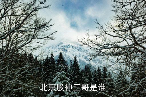 北京股神三哥是誰(shuí)