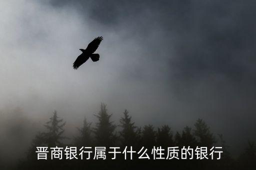  晉商銀行屬于什么性質的銀行