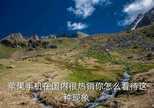  蘋(píng)果手機(jī)在國(guó)內(nèi)很熱銷(xiāo)你怎么看待這種現(xiàn)象