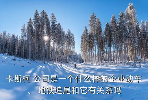 卡斯柯 公司是一個什么樣的企業(yè)動車、 地鐵追尾和它有關(guān)系嗎