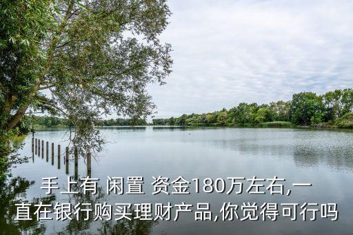 手上有 閑置 資金180萬(wàn)左右,一直在銀行購(gòu)買理財(cái)產(chǎn)品,你覺得可行嗎