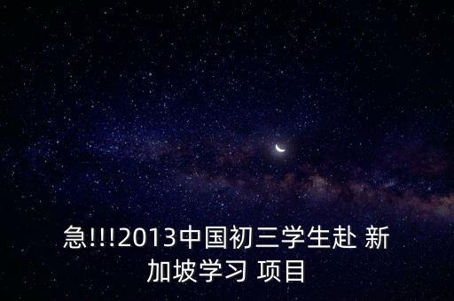 中國(guó)在新加坡項(xiàng)目,新加坡smi項(xiàng)目