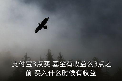 支付寶基金買(mǎi)入時(shí)間