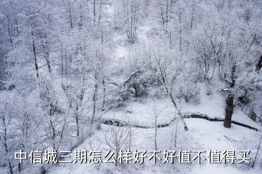  中信城三期怎么樣好不好值不值得買(mǎi)