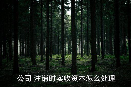 公司注銷(xiāo)現(xiàn)金