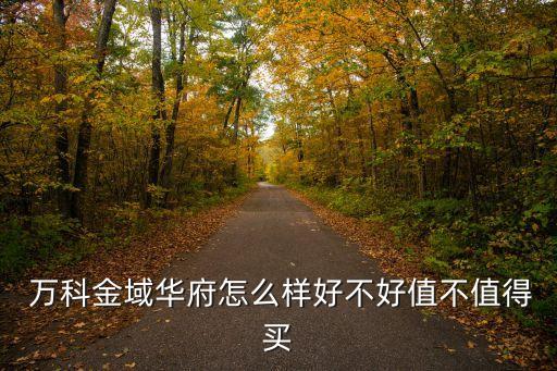  萬(wàn)科金域華府怎么樣好不好值不值得買