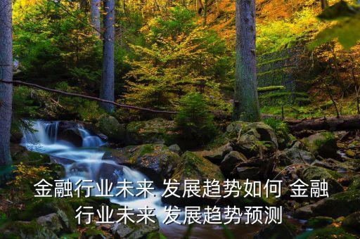  金融行業(yè)未來 發(fā)展趨勢(shì)如何 金融行業(yè)未來 發(fā)展趨勢(shì)預(yù)測(cè)