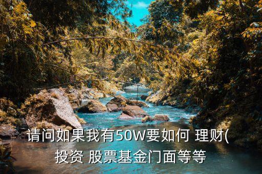 請(qǐng)問如果我有50W要如何 理財(cái)( 投資 股票基金門面等等