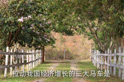拉動我國經(jīng)濟增長的三大馬車是