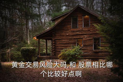  黃金交易風(fēng)險大嗎,和 股票相比哪個比較好點(diǎn)啊