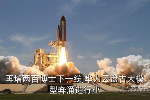 再增兩百博士下一線,華為云盤(pán)古大模型奔涌進(jìn)行業(yè)