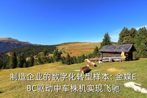 制造企業(yè)的數(shù)字化轉(zhuǎn)型樣本: 金蝶EBC驅(qū)動中車株機(jī)實(shí)現(xiàn)飛馳