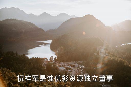 祝祥軍是誰(shuí)優(yōu)彩資源獨(dú)立董事