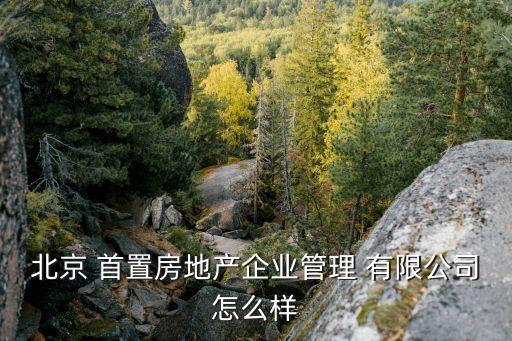 北京 首置房地產企業(yè)管理 有限公司怎么樣