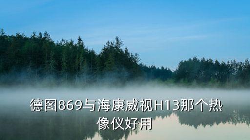  德圖869與?？低旽13那個熱像儀好用