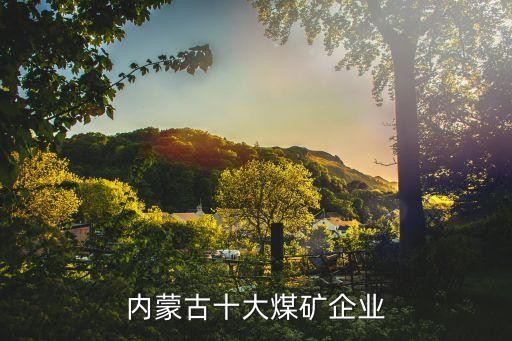 內蒙古十大煤礦企業(yè)