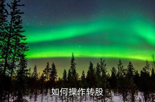 股票怎么轉,換證券公司股票怎么轉