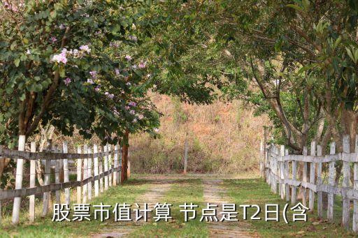  股票市值計算 節(jié)點(diǎn)是T2日(含