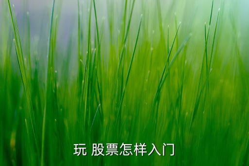 玩 股票怎樣入門(mén)