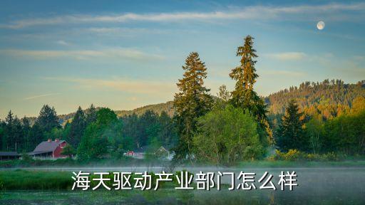  海天驅動產業(yè)部門怎么樣