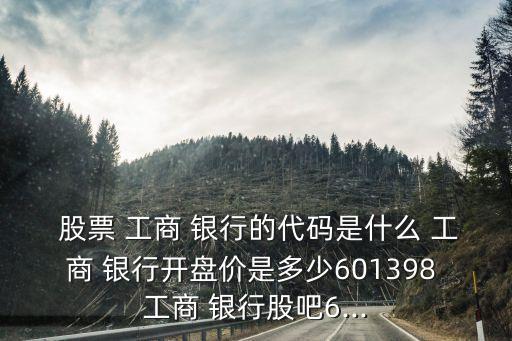 買(mǎi)工商銀行股票號(hào)碼,買(mǎi)了6年工商銀行股票