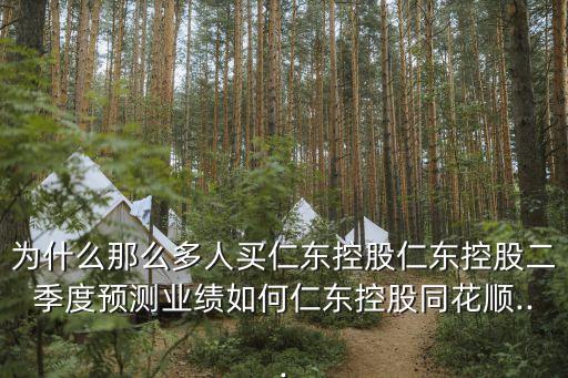 為什么那么多人買仁東控股仁東控股二季度預(yù)測(cè)業(yè)績?nèi)绾稳蕱|控股同花順...