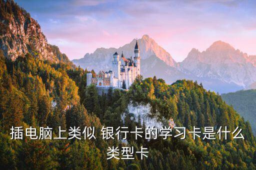 插電腦上類(lèi)似 銀行卡的學(xué)習(xí)卡是什么類(lèi)型卡