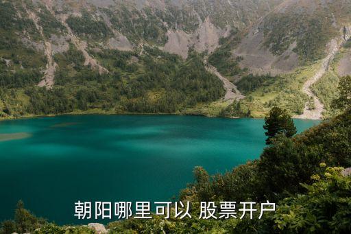 朝陽(yáng)哪里可以 股票開戶