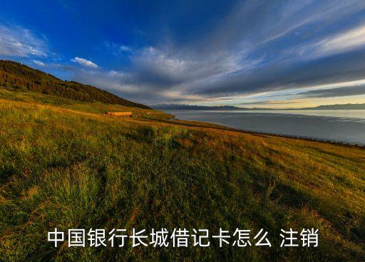 中國(guó)銀行長(zhǎng)城借記卡怎么 注銷(xiāo)