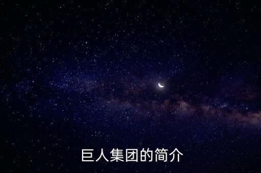  巨人集團(tuán)的簡介
