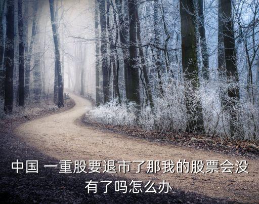 中國(guó) 一重股要退市了那我的股票會(huì)沒有了嗎怎么辦
