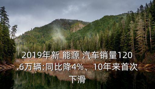 2019年新 能源 汽車銷量120.6萬輛:同比降4%、10年來首次下滑