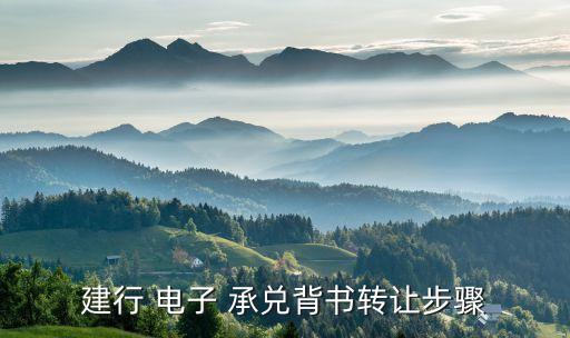建設銀行電子承兌