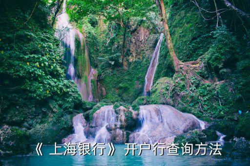 上海銀行公司開(kāi)戶