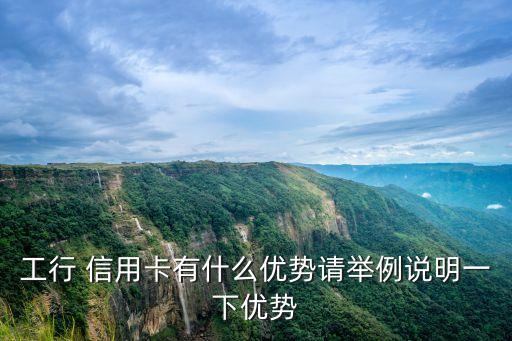 工行 信用卡有什么優(yōu)勢(shì)請(qǐng)舉例說(shuō)明一下優(yōu)勢(shì)