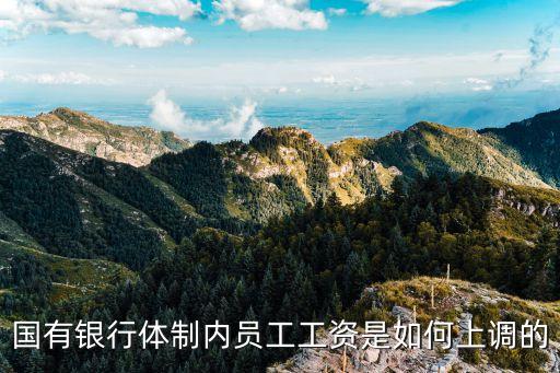 國有銀行體制內員工工資是如何上調的