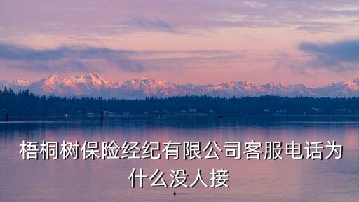  梧桐樹保險經(jīng)紀(jì)有限公司客服電話為什么沒人接