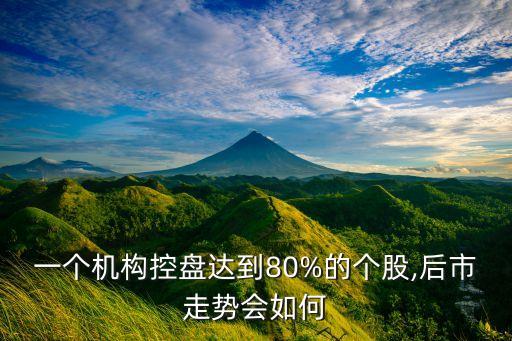 一個(gè)機(jī)構(gòu)控盤達(dá)到80%的個(gè)股,后市走勢會如何